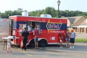 Red Hot GR food truck at Warm Up event
