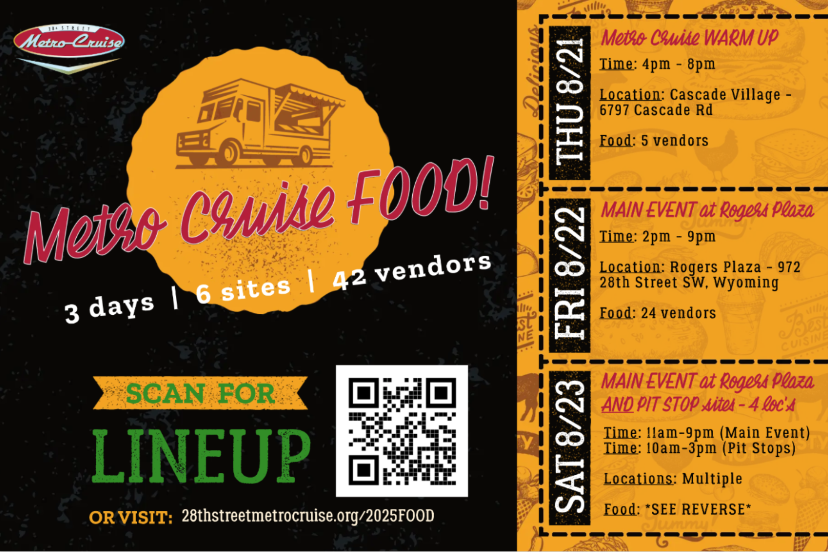 The 2025 Food Vendor Lineup at Metro Cruise