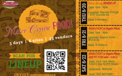 2026 Food Vendors at Official Metro Cruise sites